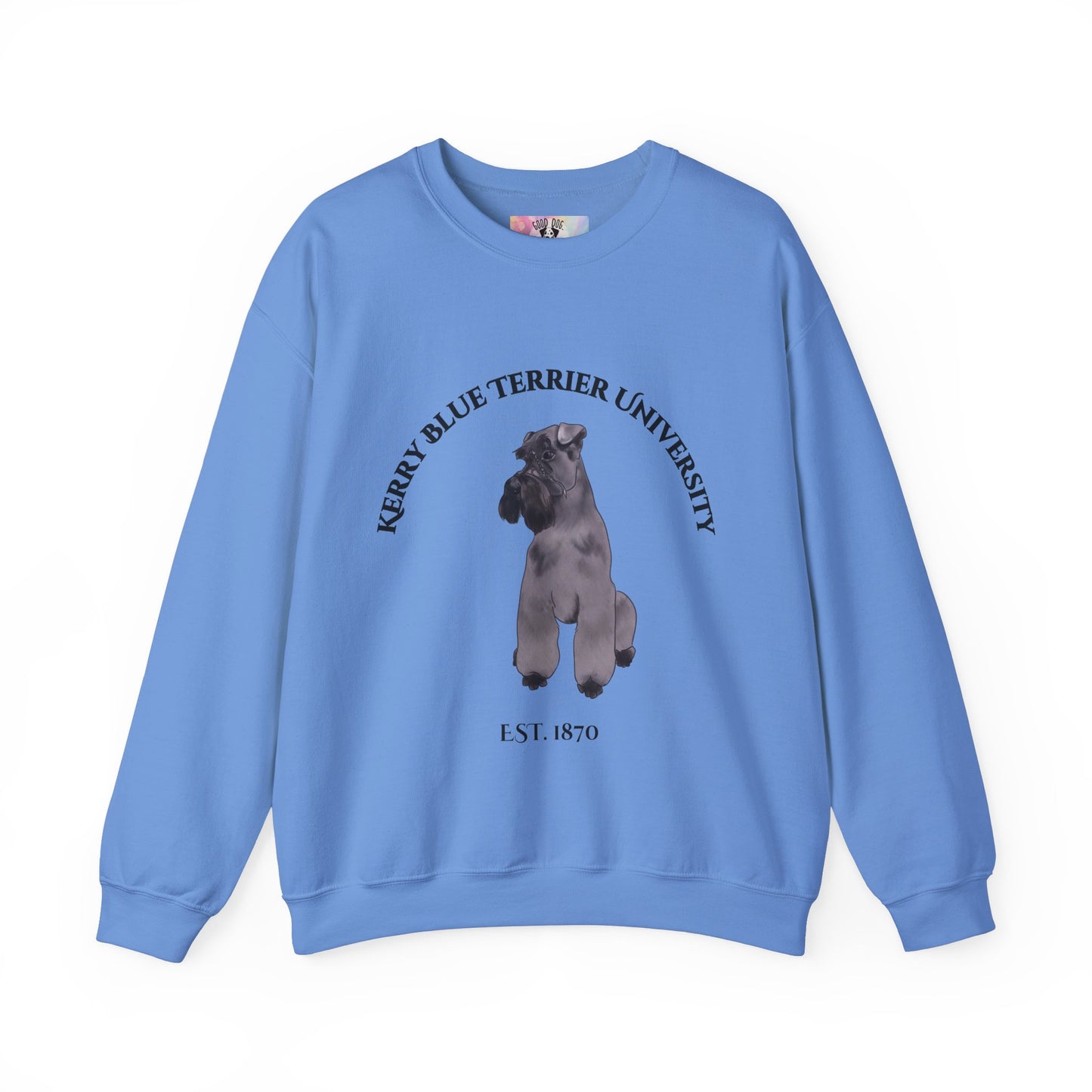 Kerry Blue Terrier University Sweatshirt - "Proudly Representing the Best of the Breed!"