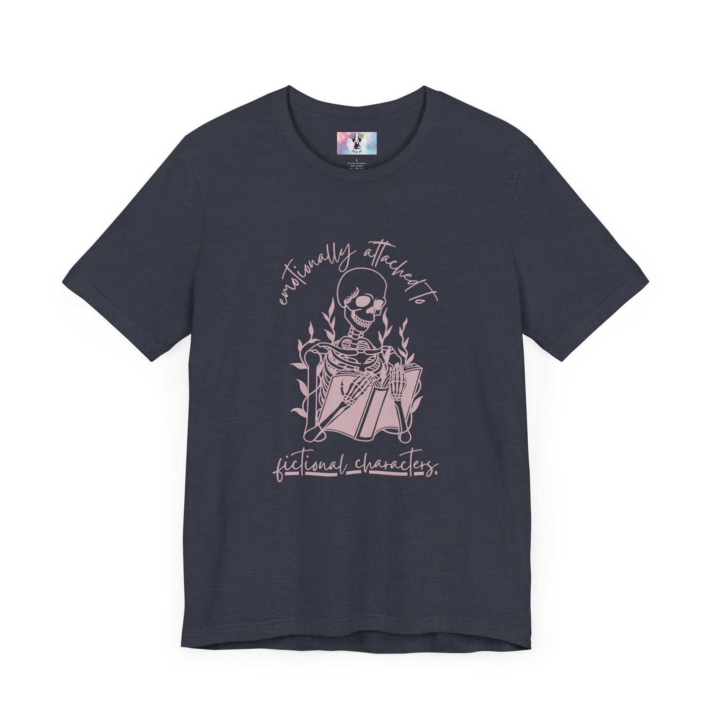 Fictional Character Love Tee, Unisex T-Shirt for Book Lovers, Gift for Gamers, Cute Graphic Tee, Halloween & Casual Wear