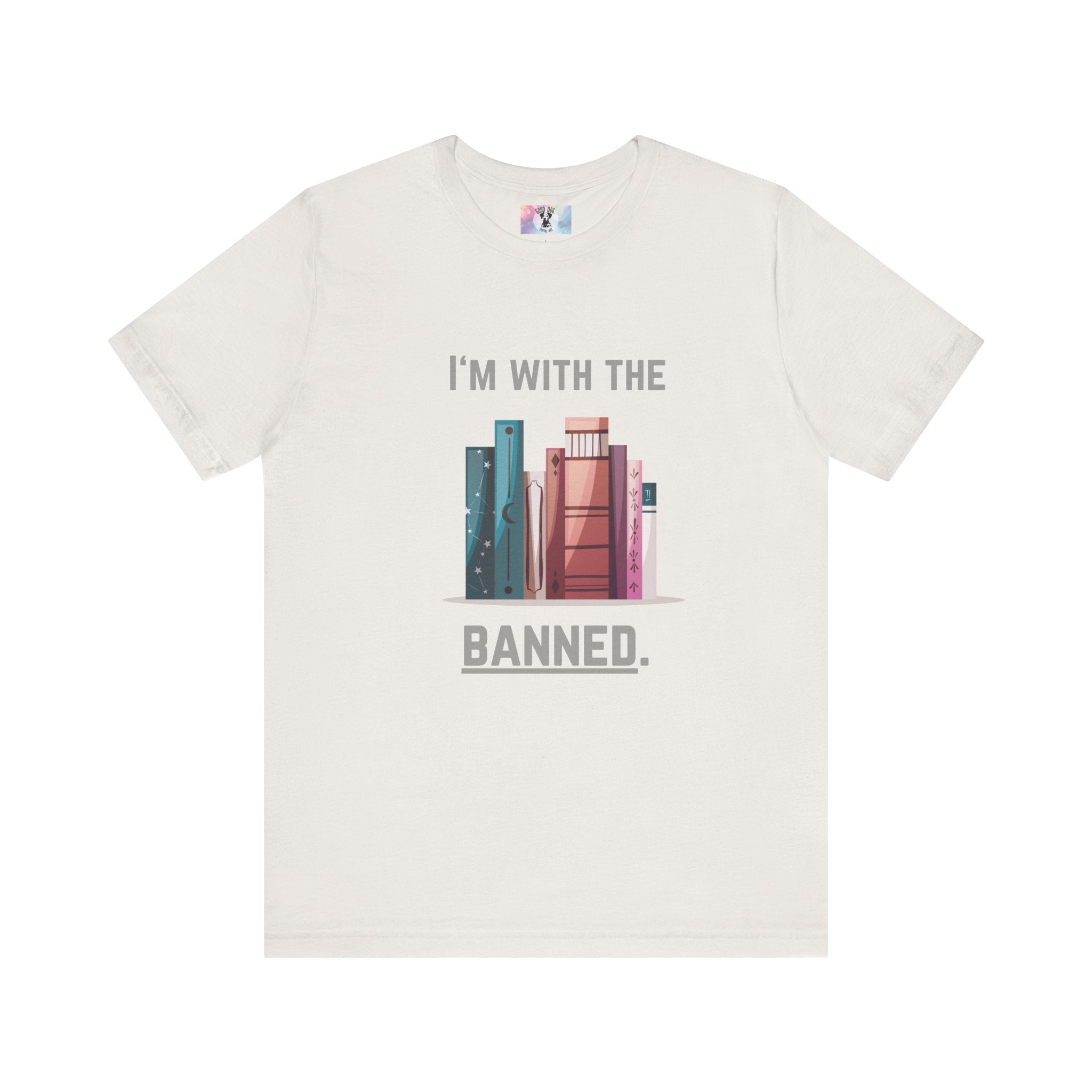I'm with the Banned Book Tee | Literary Humor Shirt | Book Lover Gift | Unisex T-Shirt | Reading Advocacy Tee, Perfect for Book Festivals,