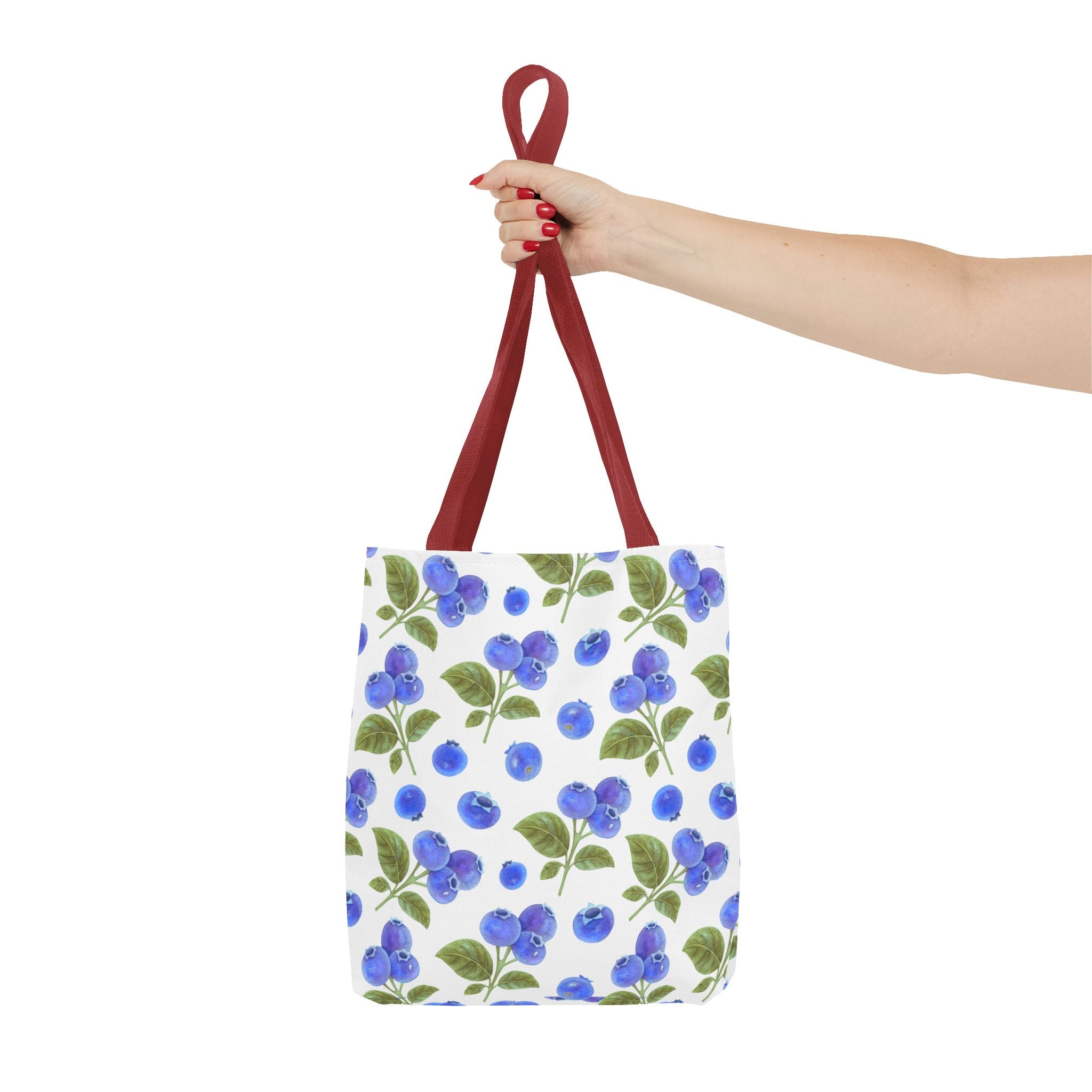 Blueberry Floral Tote Bag - Stylish and Eco-Friendly Shopping