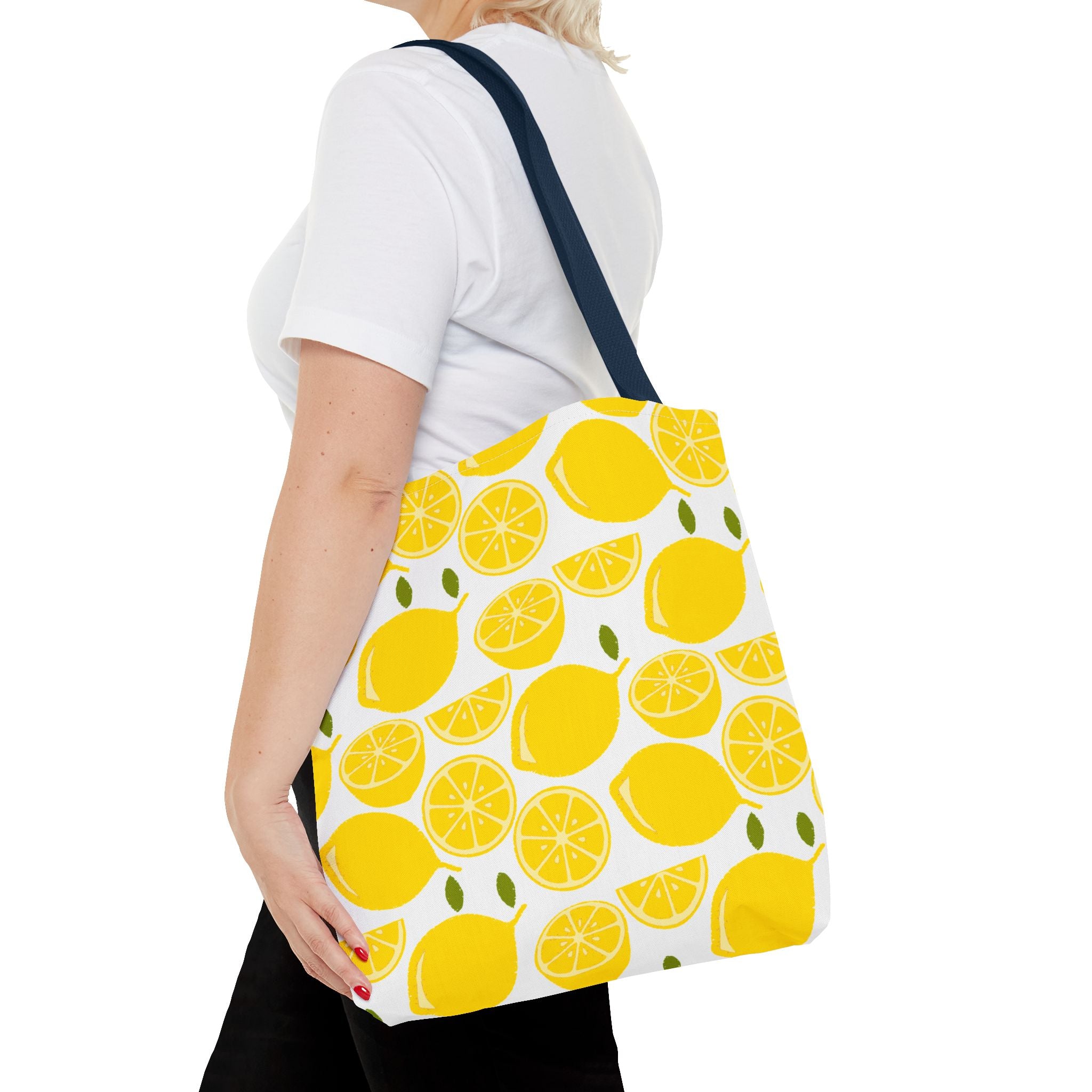 Bright Lemon Tote Bag - Perfect for Summer Outings and Eco-Friendly Shopping