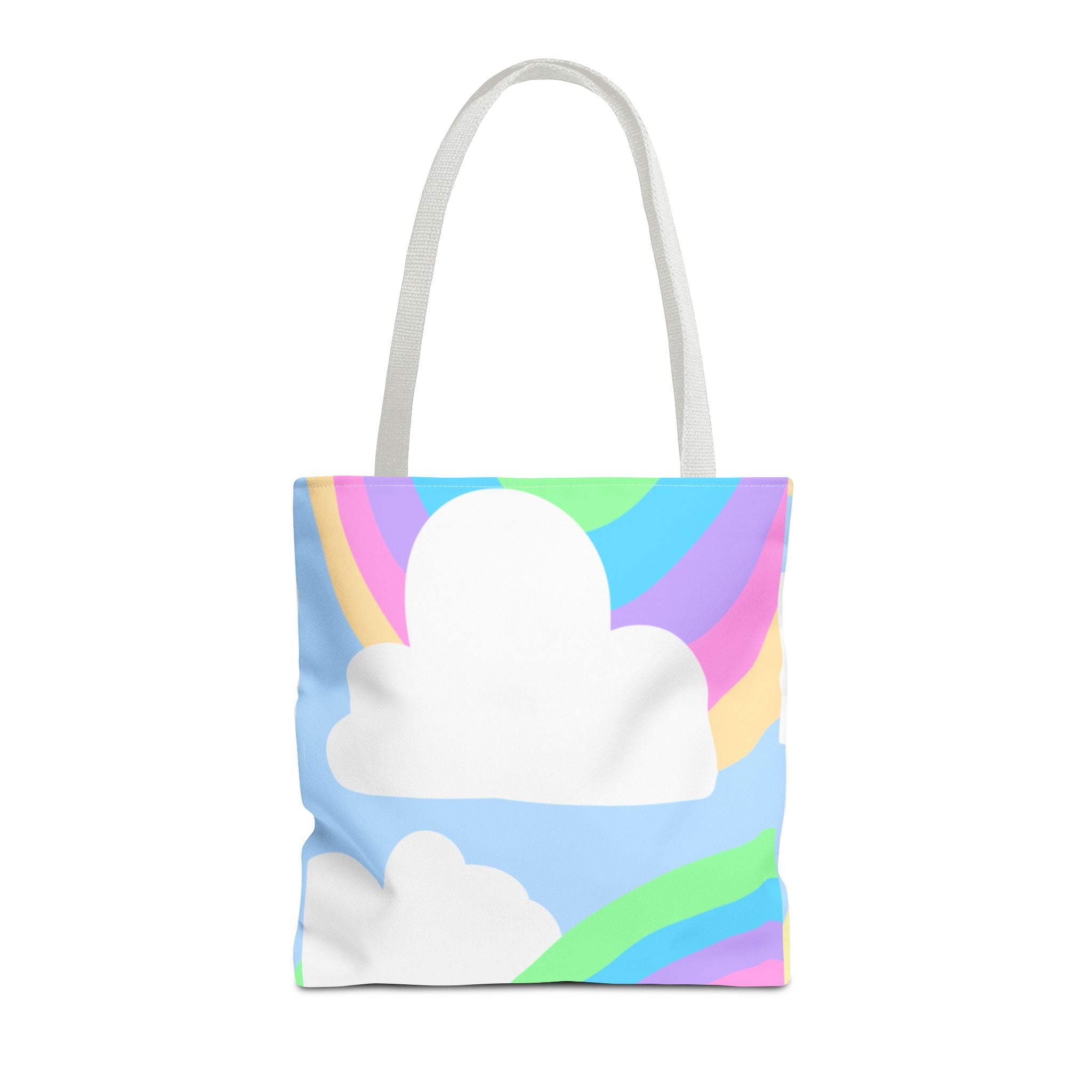 Pastel Rainbows & Clouds Tote - "Soft, Sweet, and Dreamy!"