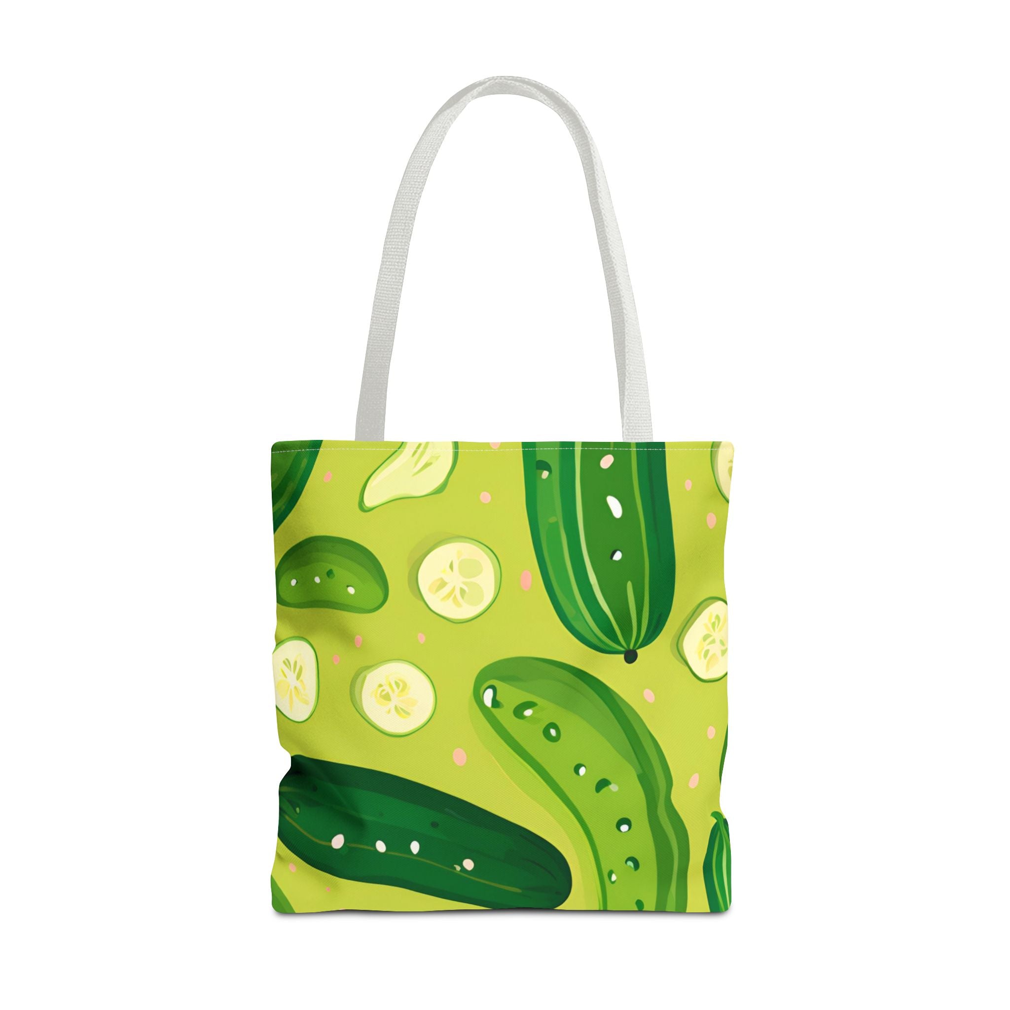 Pickles Pattern Tote Bag - Stylish Reusable Grocery & Beach Bag