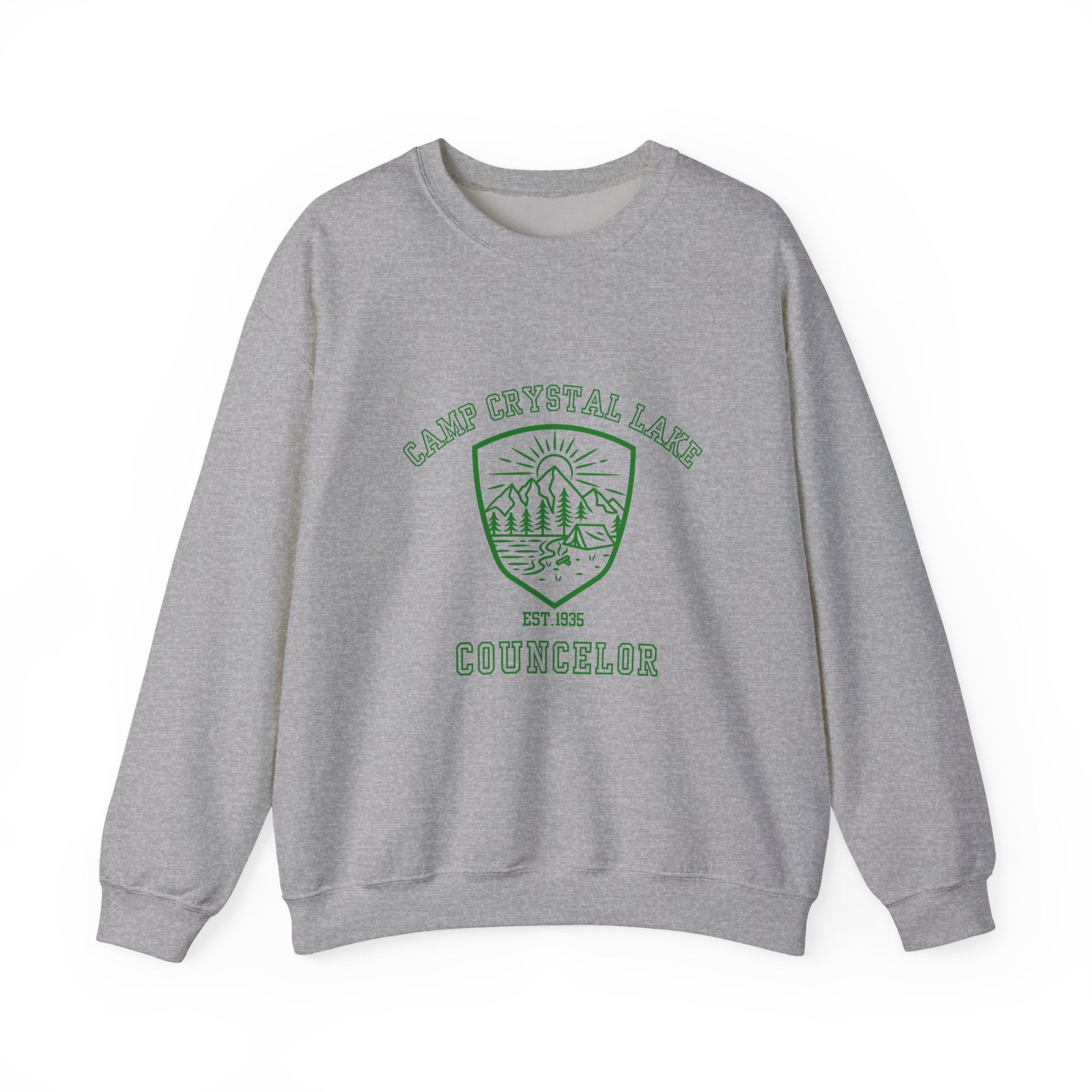 Camp Crystal Lake Counselor Sweatshirt - Cozy Crewneck for Summer Camp Memories, Perfect Gift for Outdoor Lovers, Travel & Adventure