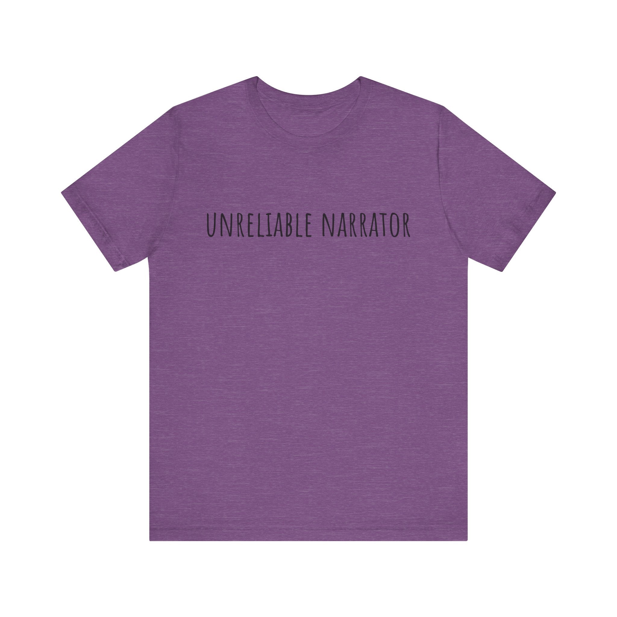 Unisex Short Sleeve Tee - Unreliable Narrator Graphic T-Shirt