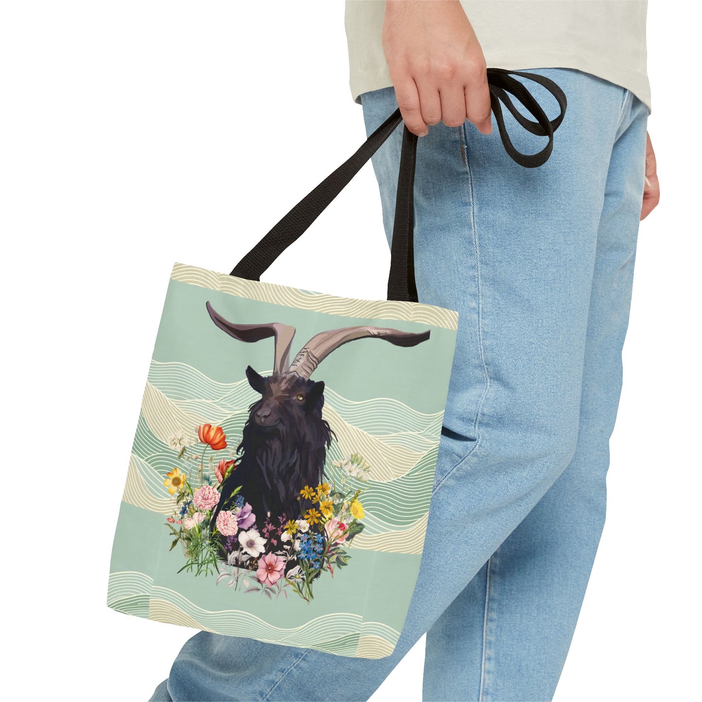 Majestic Goat Tote - "Goat Goals: Achieved!"