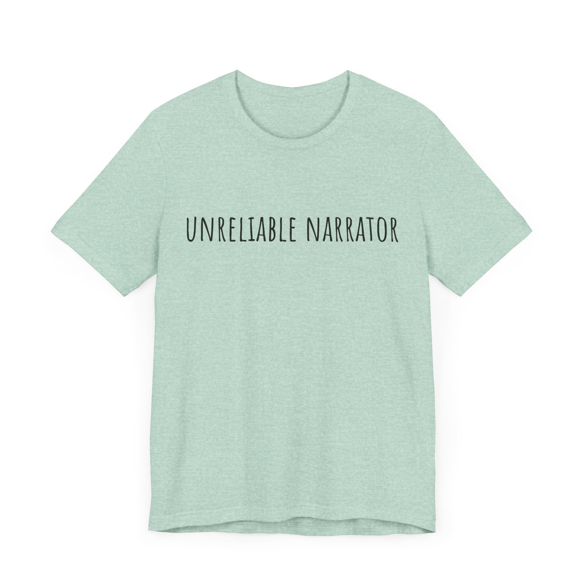 Unisex Short Sleeve Tee - Unreliable Narrator Graphic T-Shirt