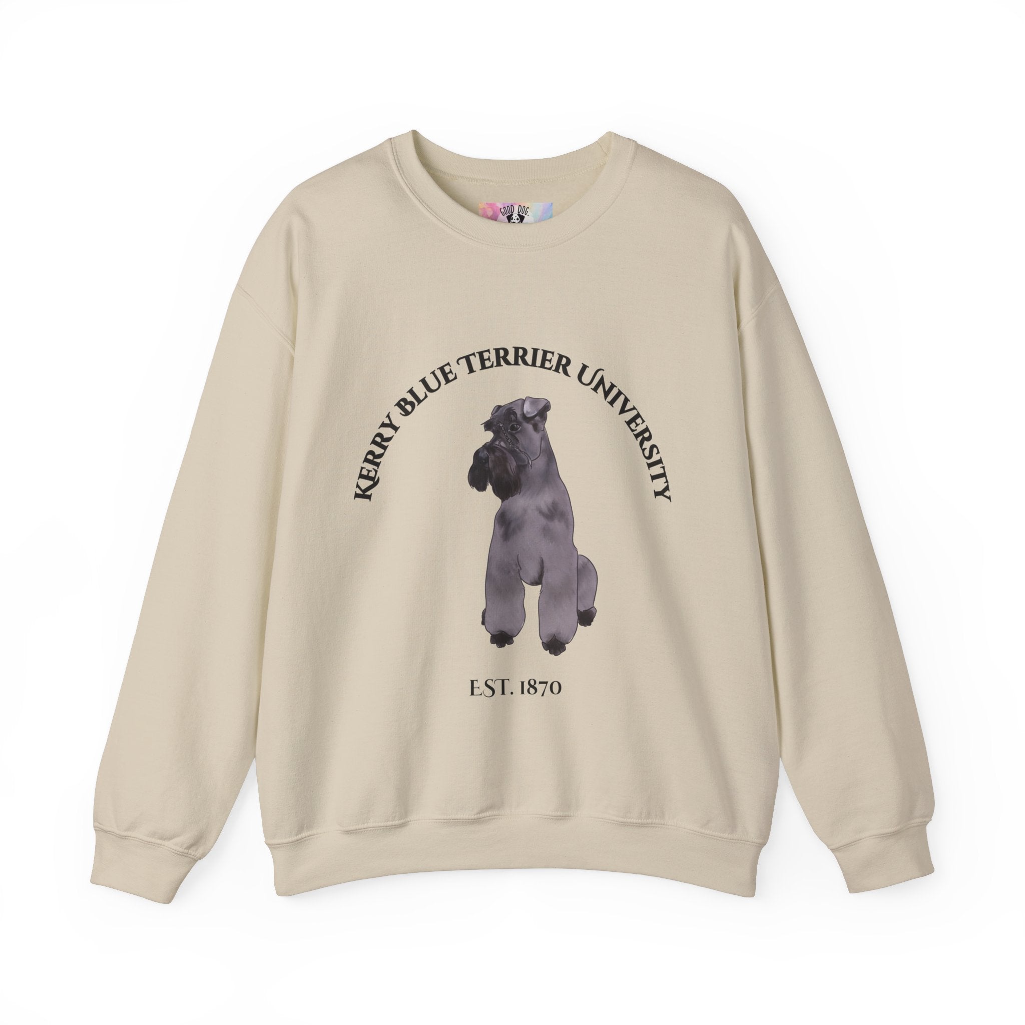 Kerry Blue Terrier University Sweatshirt - "Proudly Representing the Best of the Breed!"
