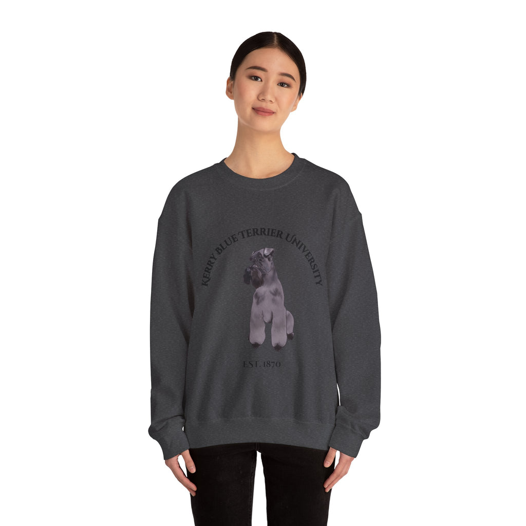 Kerry Blue Terrier University Sweatshirt - "Proudly Representing the Best of the Breed!"