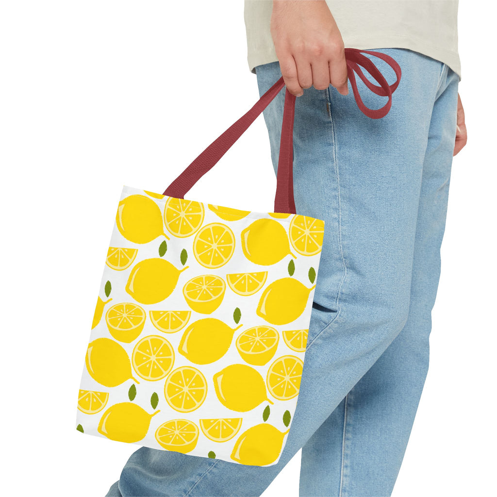 Bright Lemon Tote Bag - Perfect for Summer Outings and Eco-Friendly Shopping