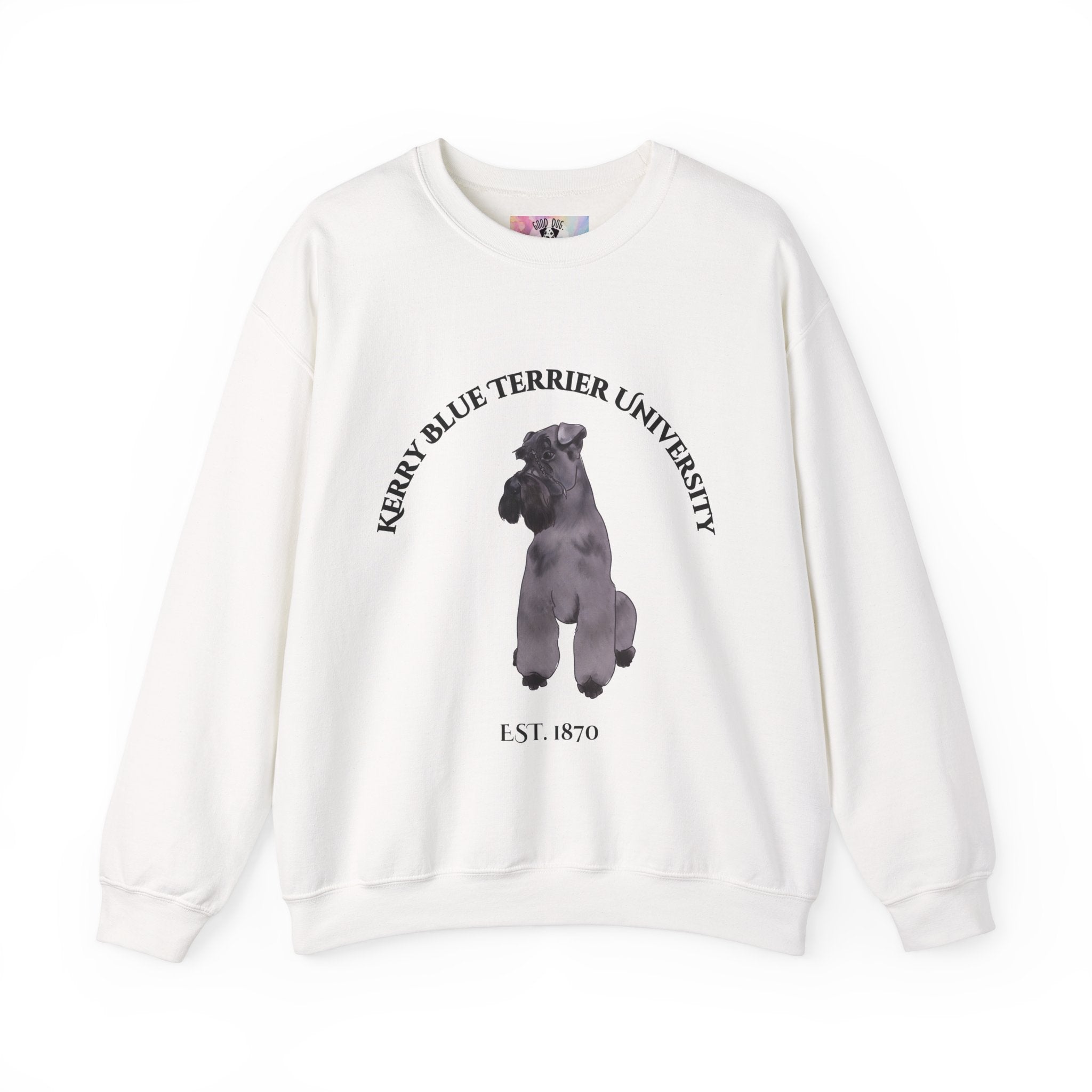 Kerry Blue Terrier University Sweatshirt - "Proudly Representing the Best of the Breed!"