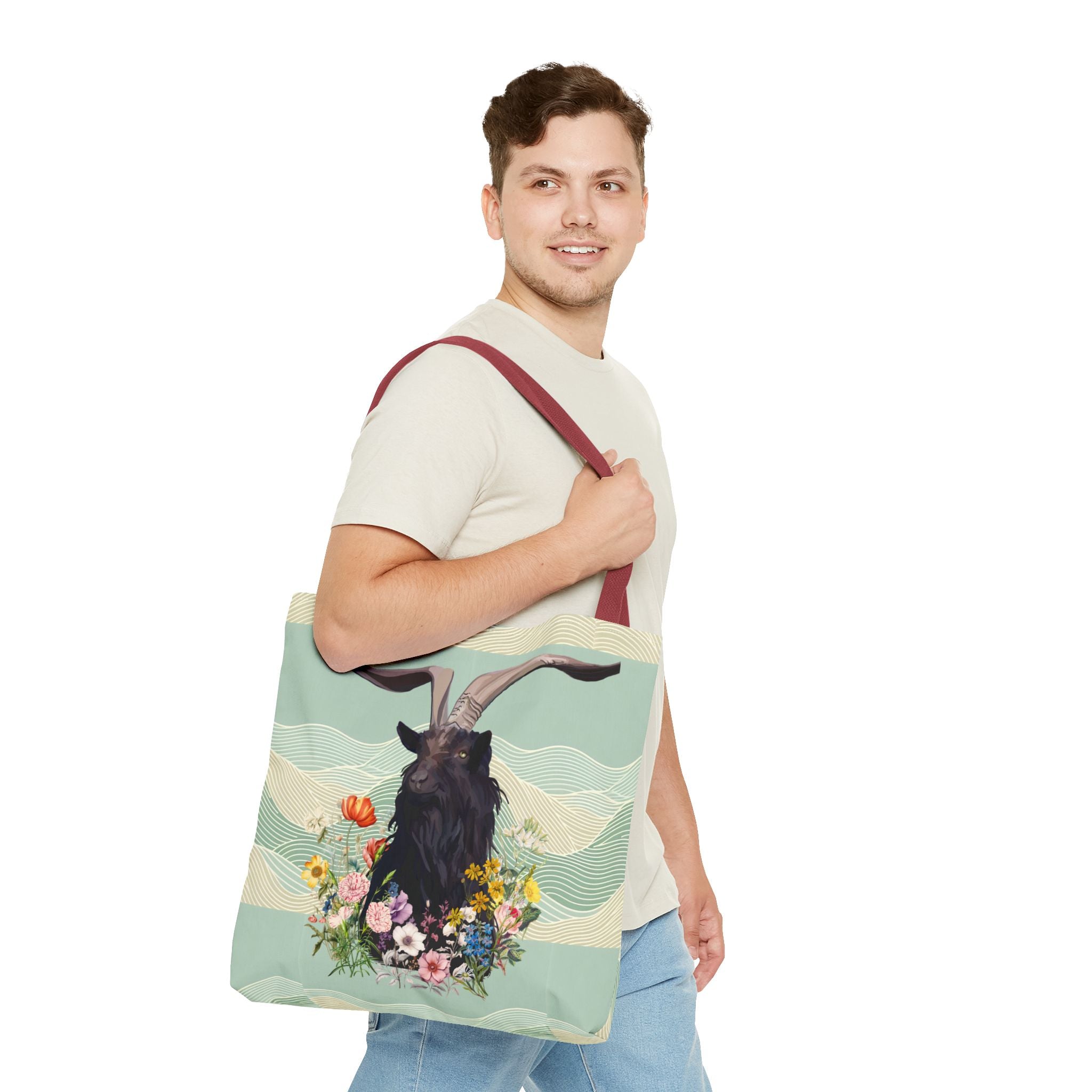 Majestic Goat Tote - "Goat Goals: Achieved!"