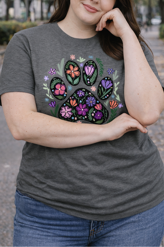 Floral Pawprint