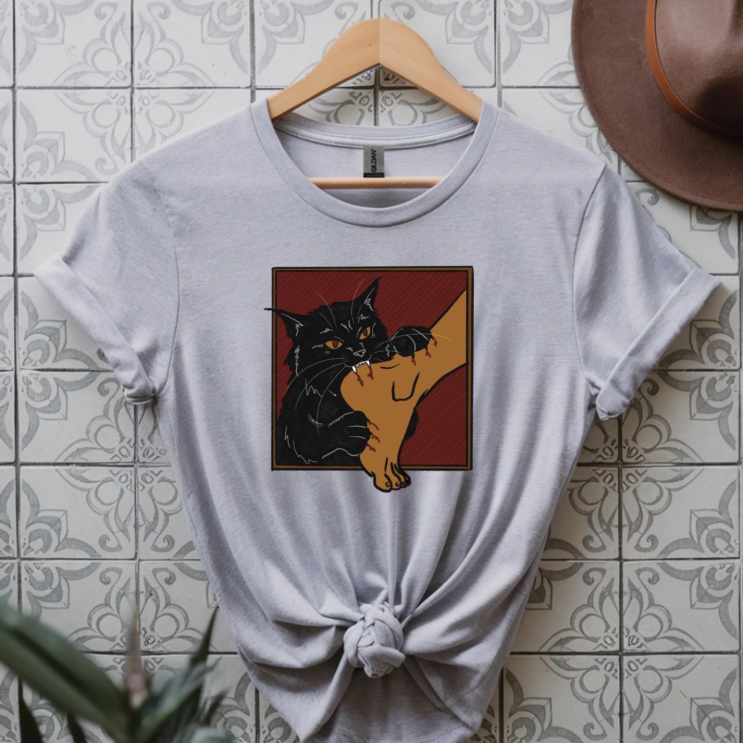 Black Cat Ankle Biter T-Shirt