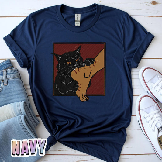 Black Cat Ankle Biter T-Shirt