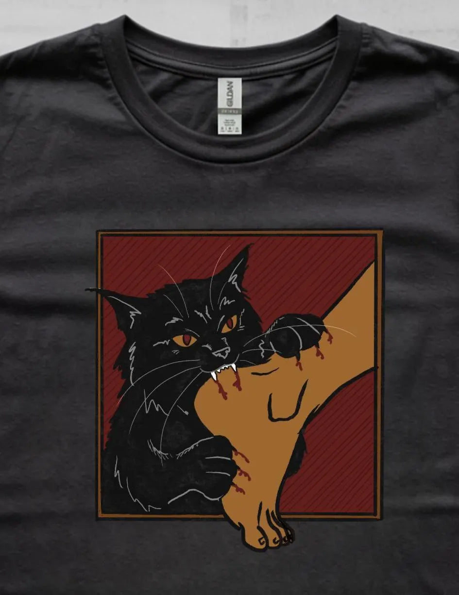 Black Cat Ankle Biter T-Shirt